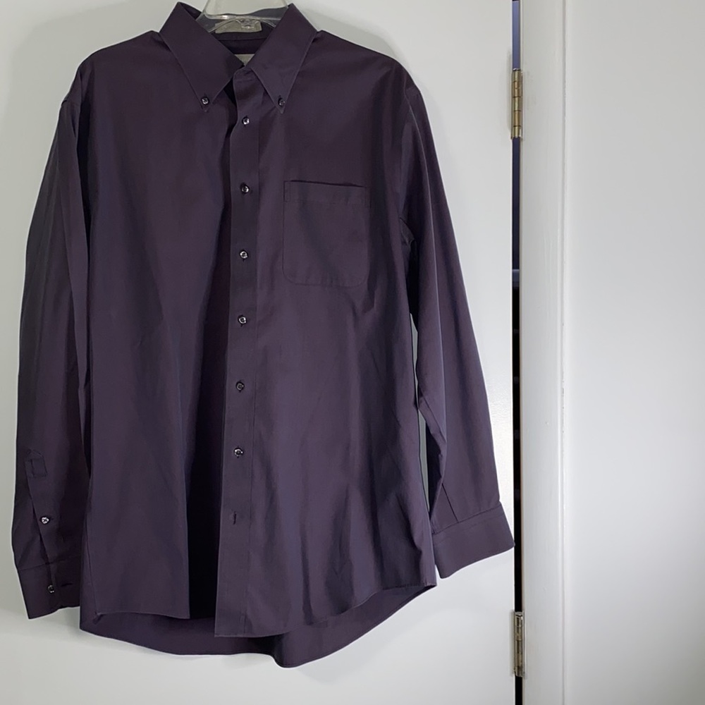 Nordstrom Traditional Fit Plumb Button Down - 16.5/35